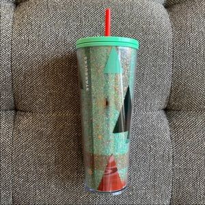 Starbucks holiday glitter cold cup
